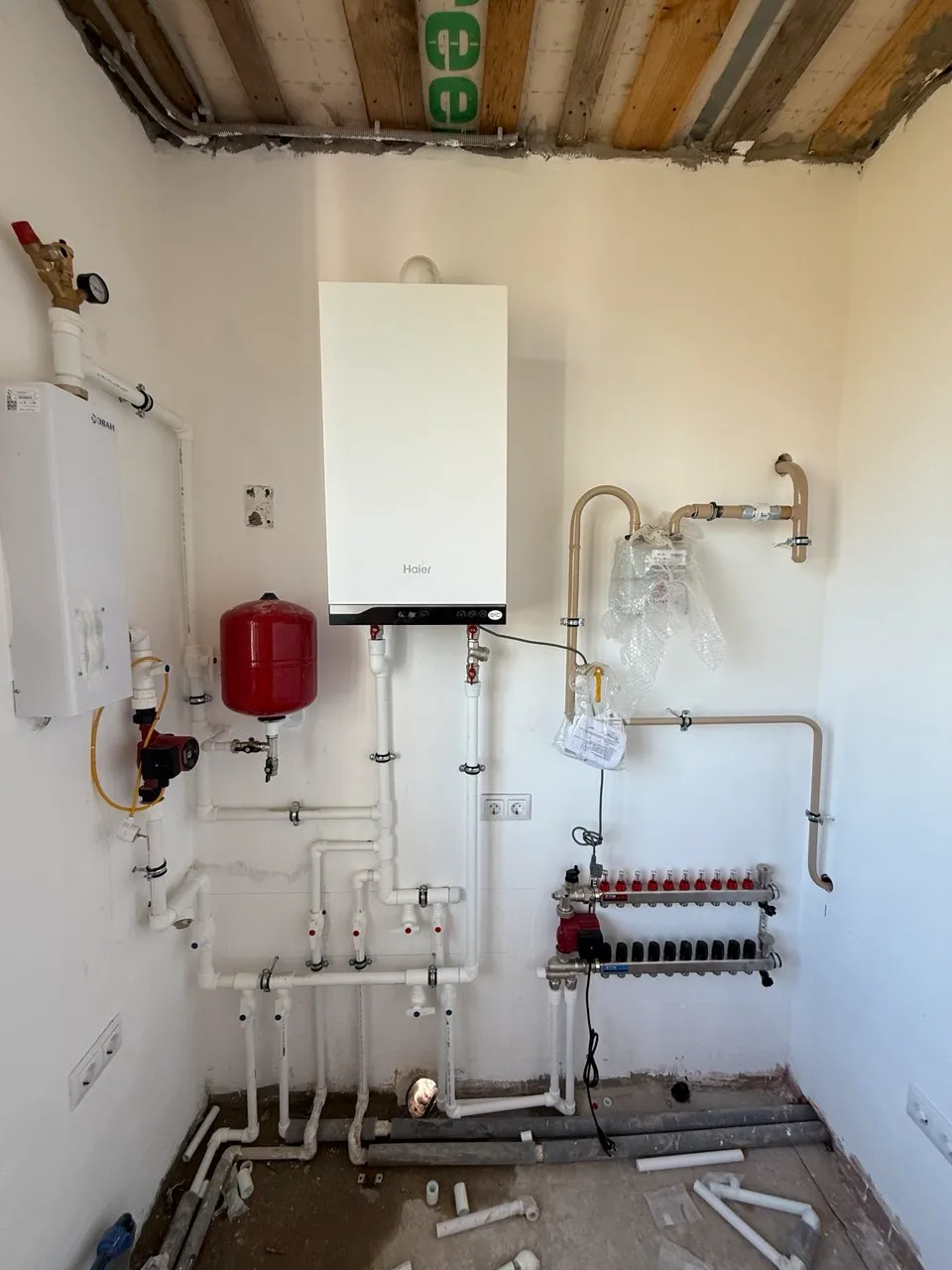 Монтаж котельной с газовым котлом